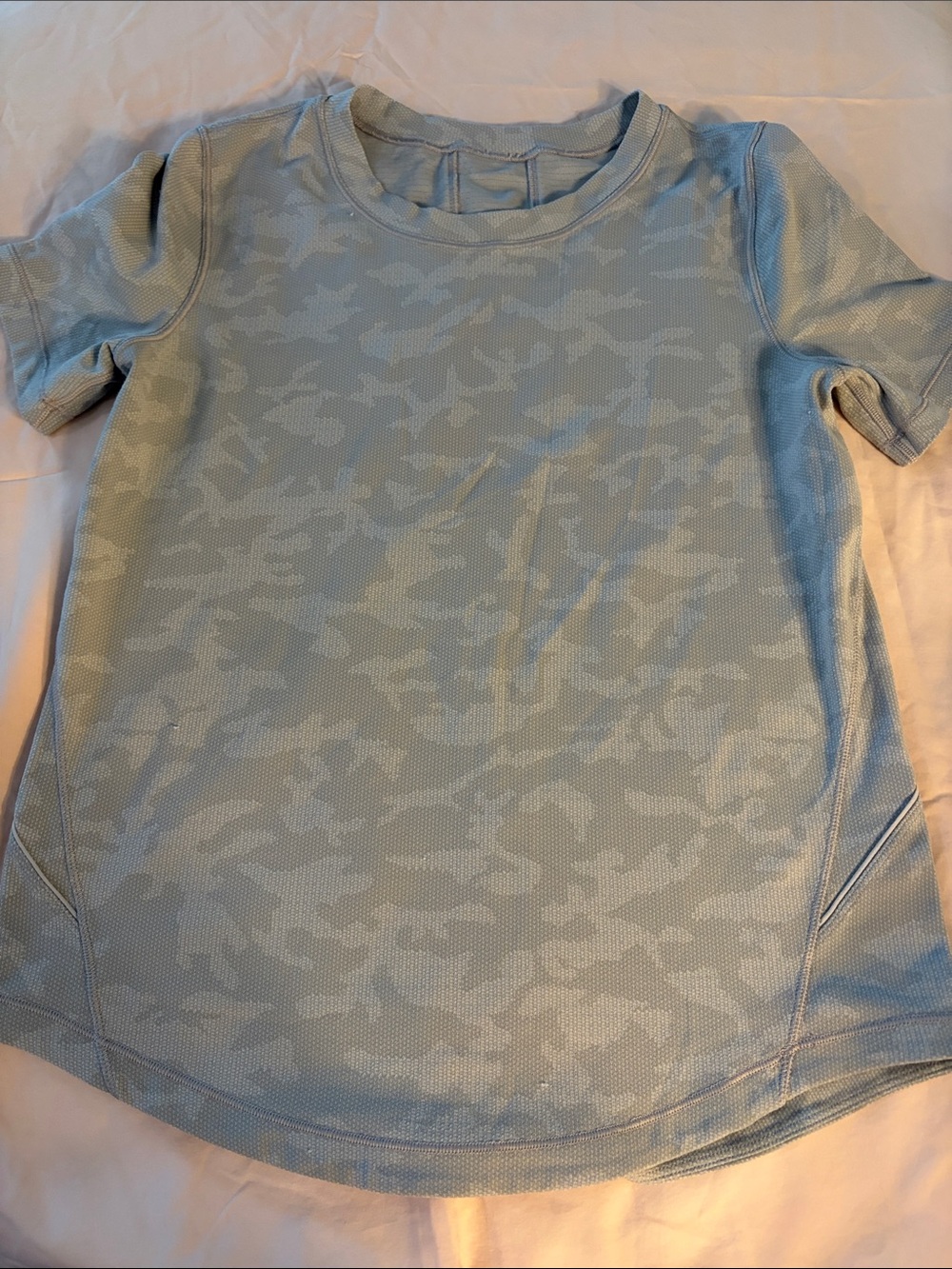 lululemon athletica Light grey Short Sleeve Performance Tee